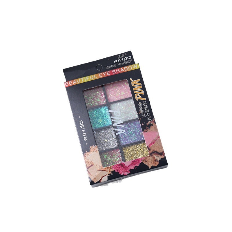 Glitter Pearlescent Waterproof Kidsren's Stage Performance Eye Shadow Sequins High-Gloss Multi-Color Makeup Waterproof and Sweat-Proof and Shiny