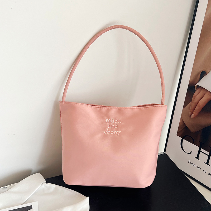 Korean New Women's Bag Large Capacity Handbag Fashion Casual Lightweight Women's Bag Shoulder Bag Loose Bucket Bag