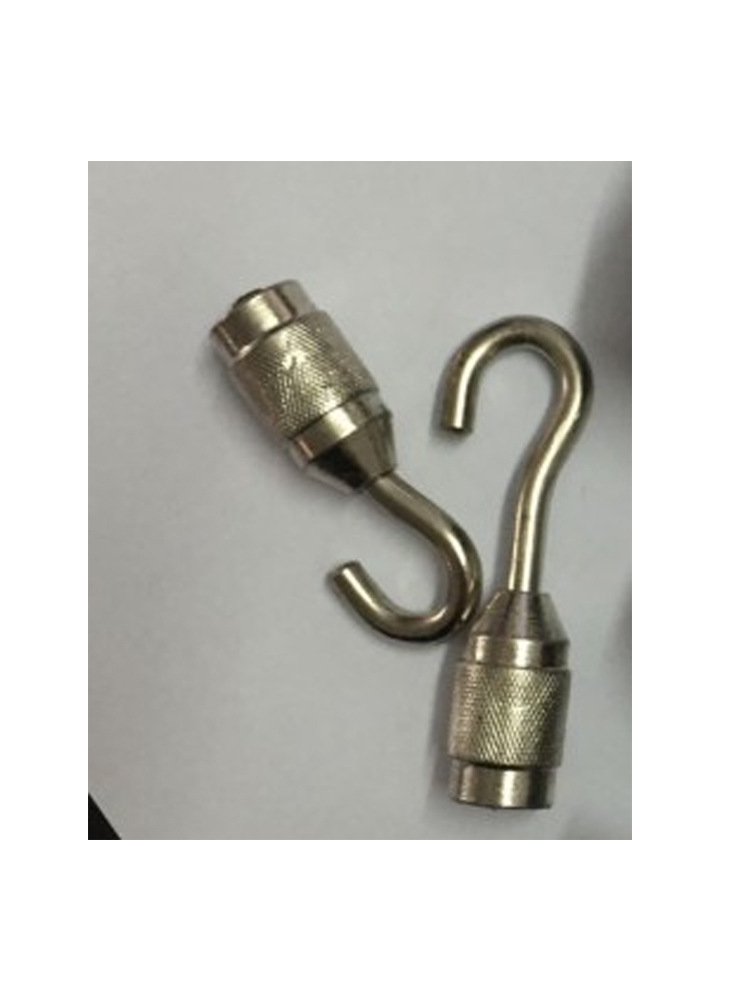 Intelligent Digital Display Push-pull Force Gauge Hook Push-pull Force Gauge Accessories Pull Hook Hook Parts M6 Thread Special