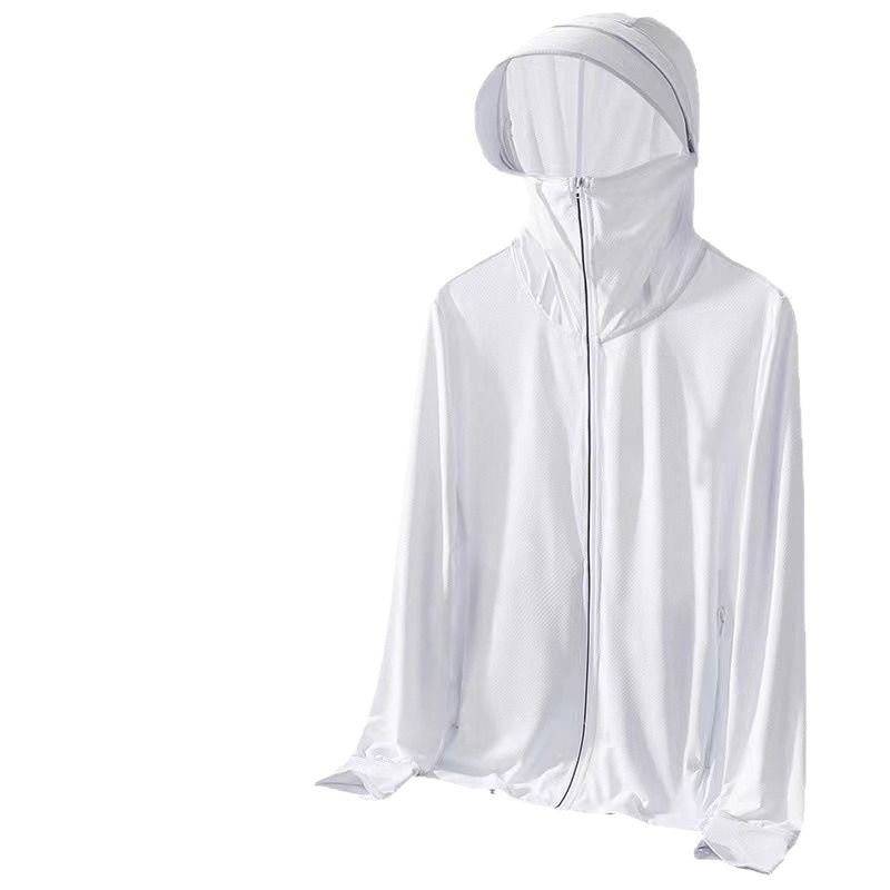 Ice Silk Sun Protection Clothing Men's 2025 Summer New Ultraviolet Protection Ultra-thin Breathable Sun Protection Clothing Outdoor Fishing Jacket
