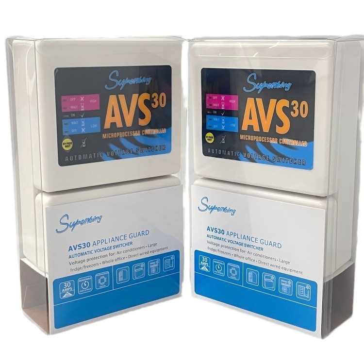 AVS-30A over and under voltage protector Africa 220V/380V high power wiring voltage protector