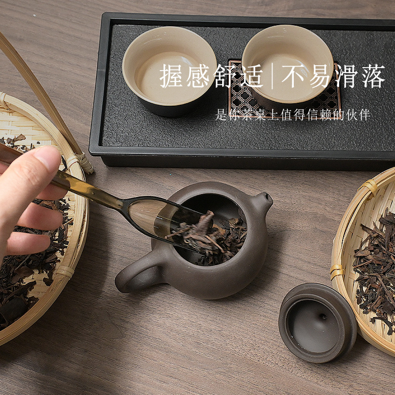 Thickened plastic teaspoon small medicine spoon plastic small teaspoon shovel milk powder spoon small soil shovel (individually packaged)