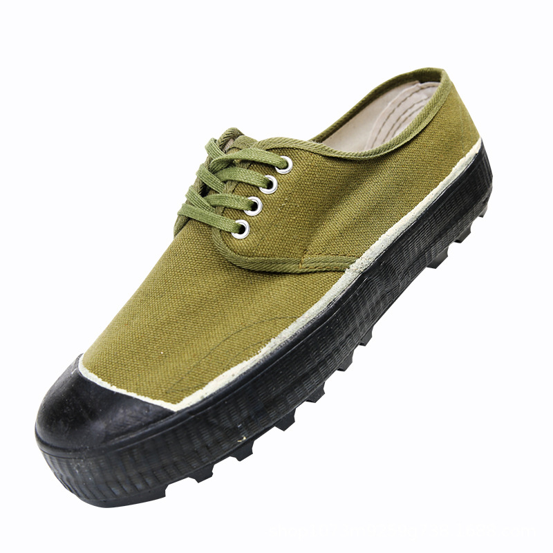 Genuine 3537 Liberation Shoes, Labor Protection Shoes, Construction Site Labor Rubber Shoes, Men's and Women's Casual Work Shoes, Wear-resistant Canvas Shoes