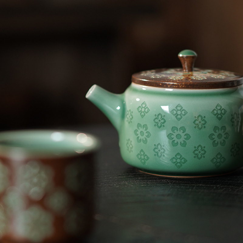 Baoxianghua Kung Fu Tea Set, High-End Teapot, Tea Cup Travel Set, Souvenir Gift, Hot Style in 2025