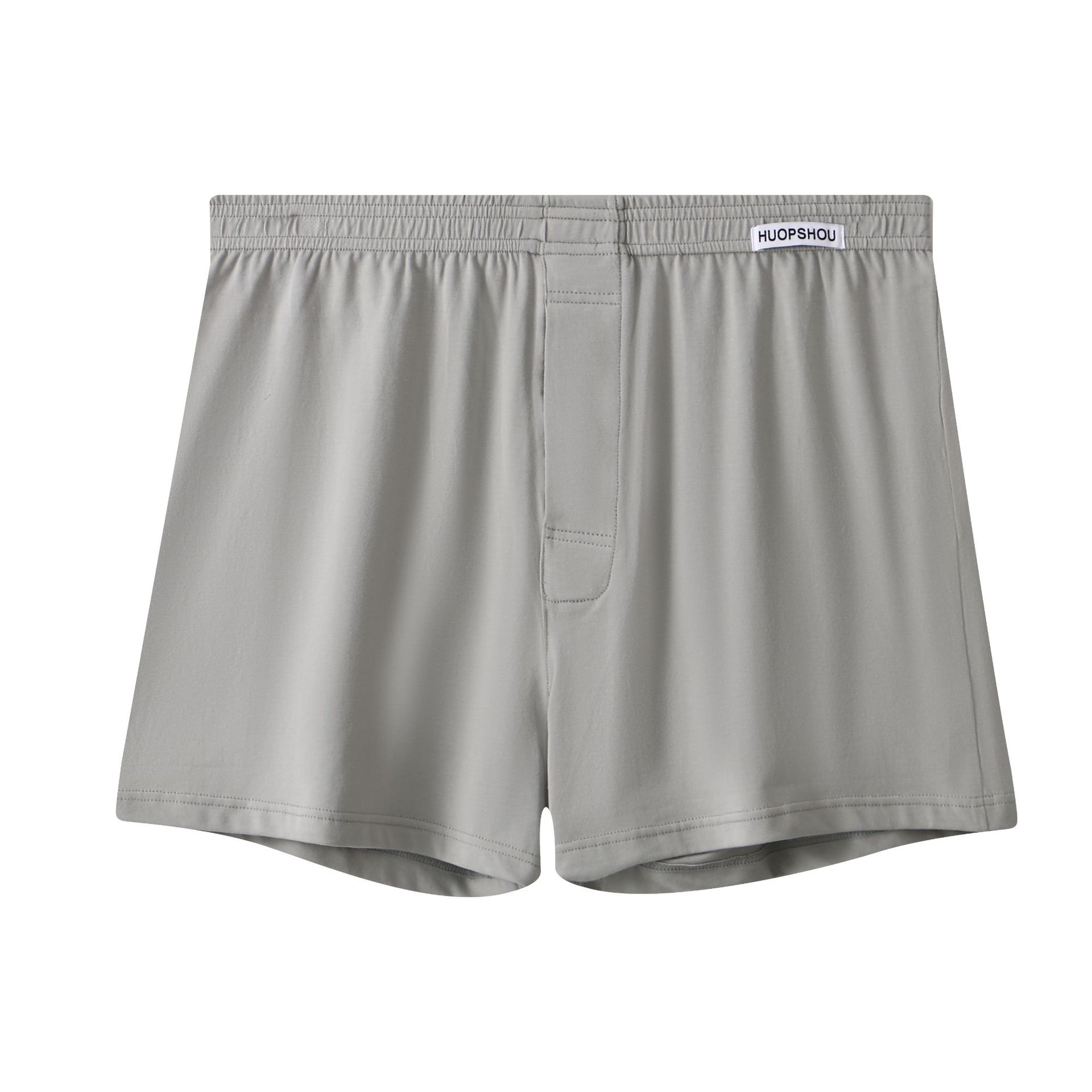 New fire gunner men's underwear solid color boxers boxers loose breathable plus size Arro pants one-piece delivery