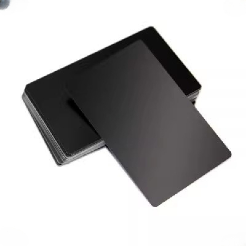 Aluminum Sheet Thin Laser Body Laser Marking Engraving Dimming Card Aluminum Alloy Business Card Test Metal Nameplate Blank