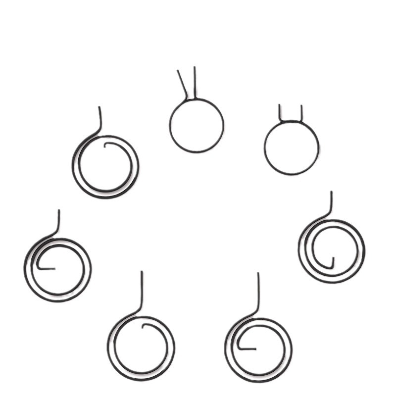 Return round spring flat spring double live double fast anti-theft door lock universal accessories anti-theft door door handle handle