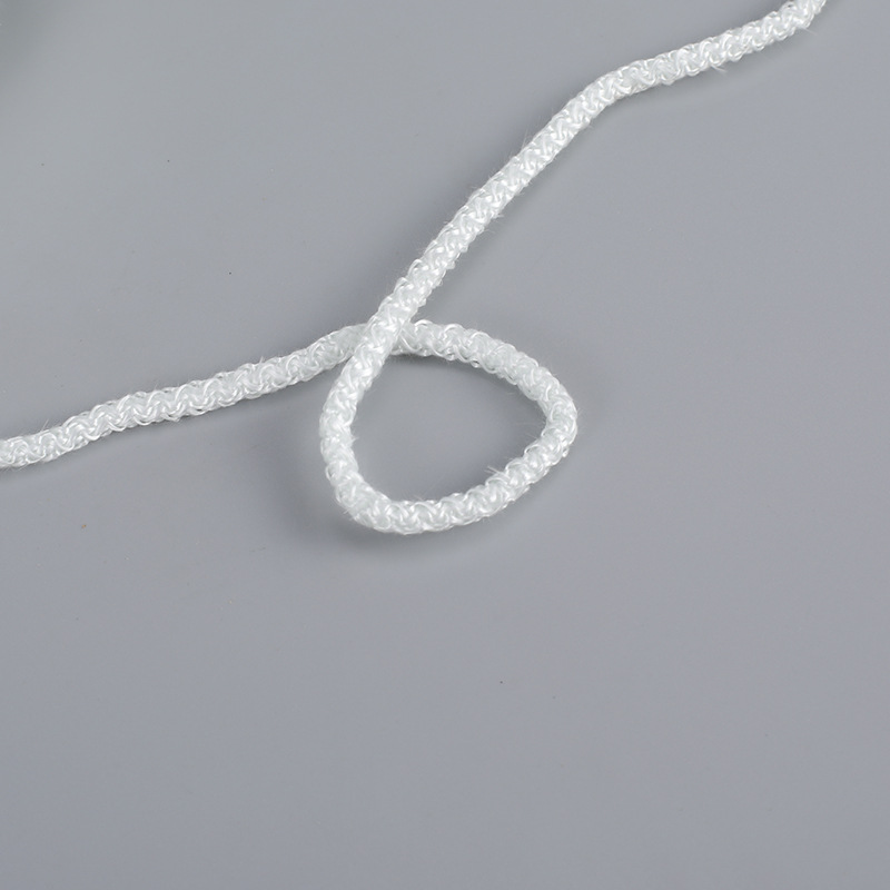 Spot Wholesale Fiberglass Wick Rope, High Temperature Resistant Fireplace Sealing Rope, Homemade Butter Fiberglass Wick Rope