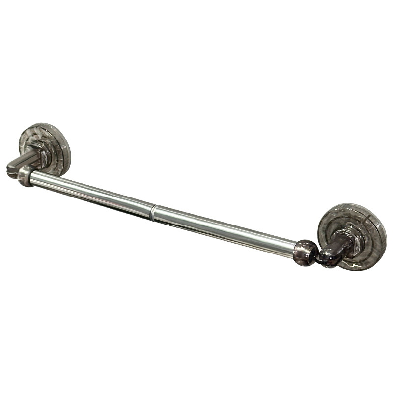 Suction Cup Towel Rack Bathroom Wall-mounted Non-perforated Bathroom Telescopic Towel Bar Storage Rack Bath Towel Storage Rack