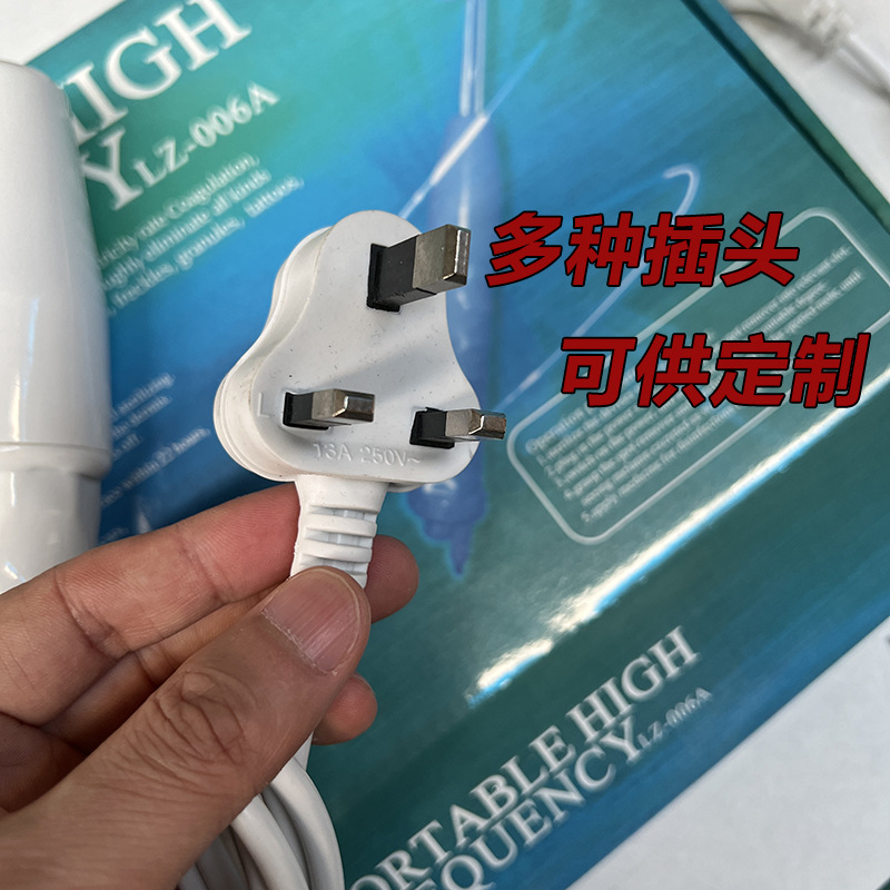 Cross-border High-frequency Body Electrotherapy Instrument Portable High-frequency Electrotherapy Stick Electrotherapy Comb Anti-acne Instrument Micro-current Beauty Instrument