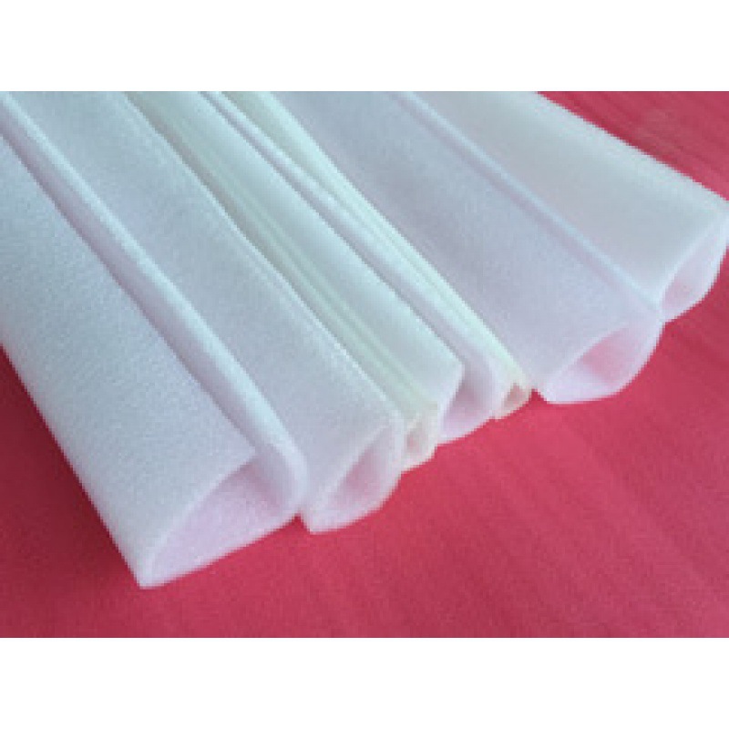 Customized Pearl River Delta Pearl Cotton Tube Special-Shaped Epe Packaging Material Rod Foam Strip Anti-Collision and Compression-Resistant Pearl Cotton Hollow Tube