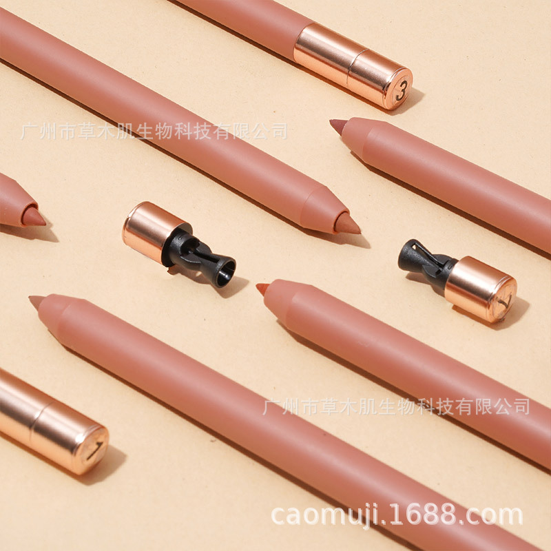 Neutral logo-free small batch printing spot bean paste color thin lip liner source manufacturers cross-border e-commerce Amazon