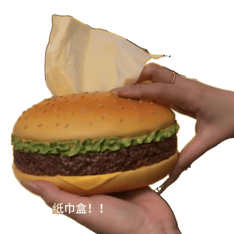 Hamburg Tissue Box Creative No Problem Retro Living Room Tissue Box Home Interesting Decoration Ornaments