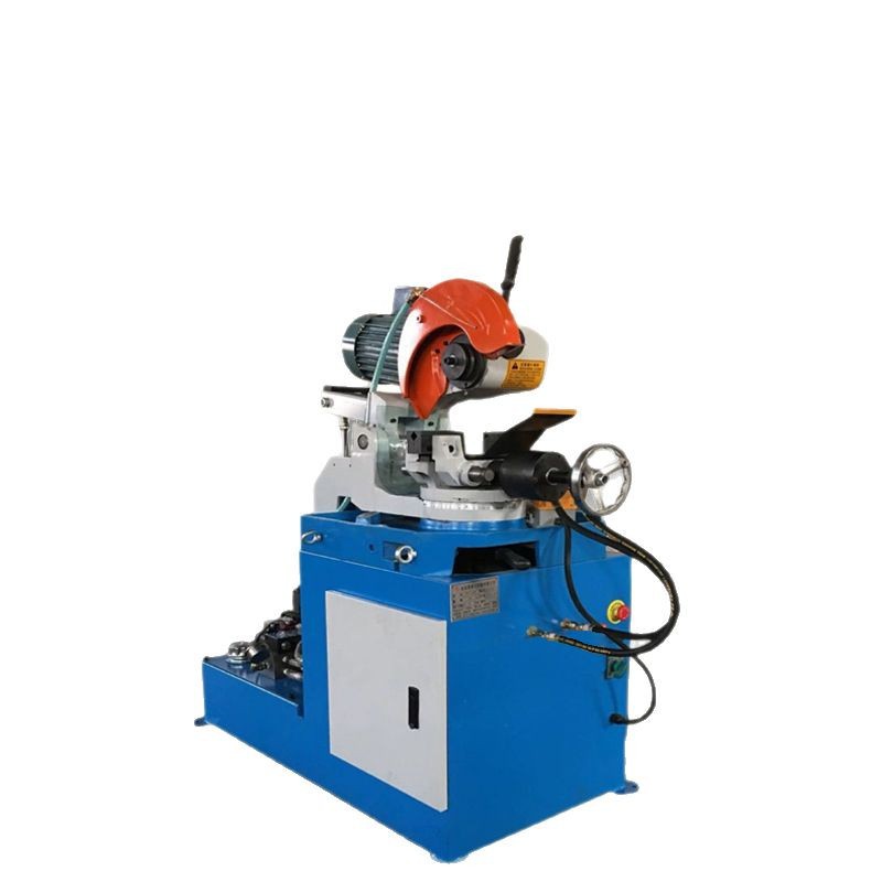 Full-automatic 315 oil pressure cutting metal 45 degree angle iron steel pipe burr-free water pipe cutting machine blanking circular saw machine