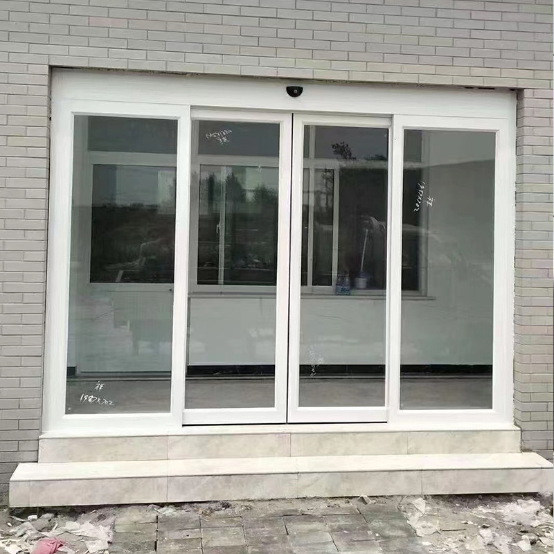 Translation Electric Glass Sensor Door Aluminum Alloy Bank Hotel Lobby Shopping Mall Exhibition Hall Translation Sensor Automatic Door