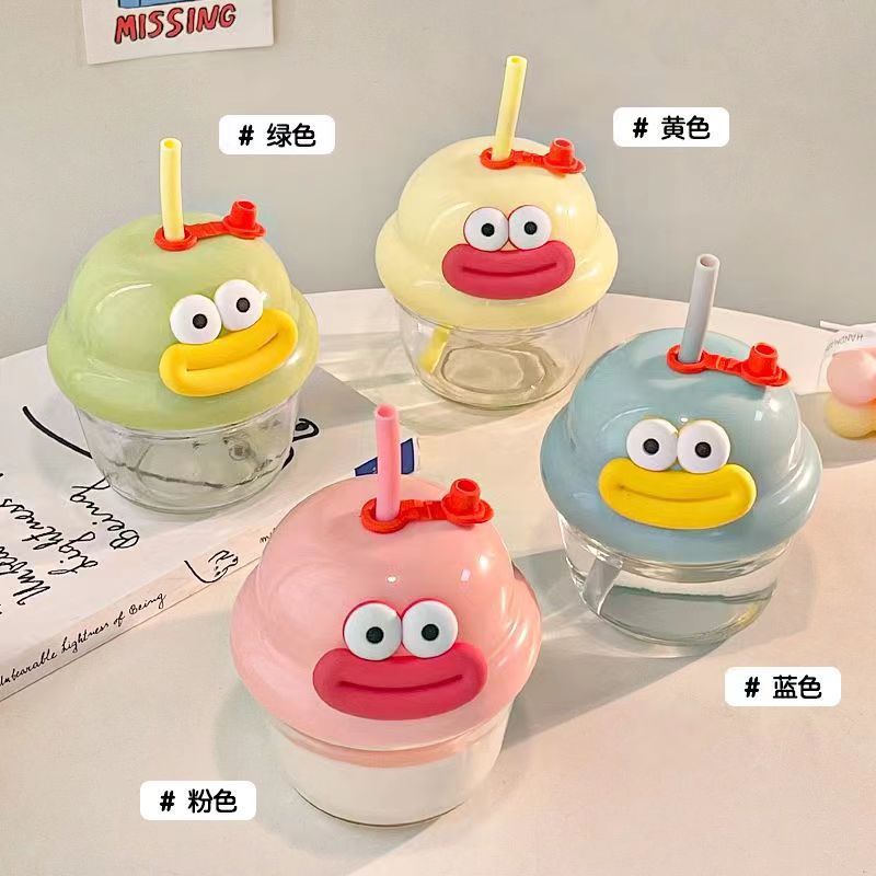 Картонная кружка для напитков с трубочкой Интернет-знаменитости маленькая подарочная кружка