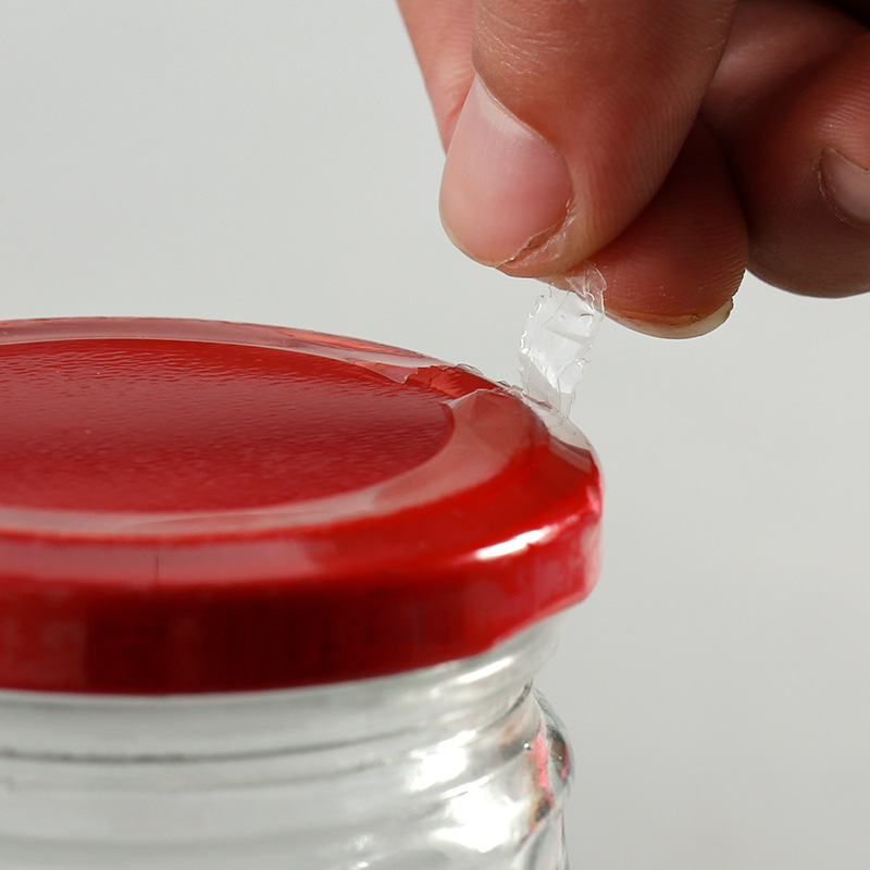 Transparent Bottle Mouth Heat Shrinkable Film in Stock with Two Ends Plastic Sealing Film Glass Bottle Cap Pvc Heat Shrinkable Film Pet Shrinkable Film