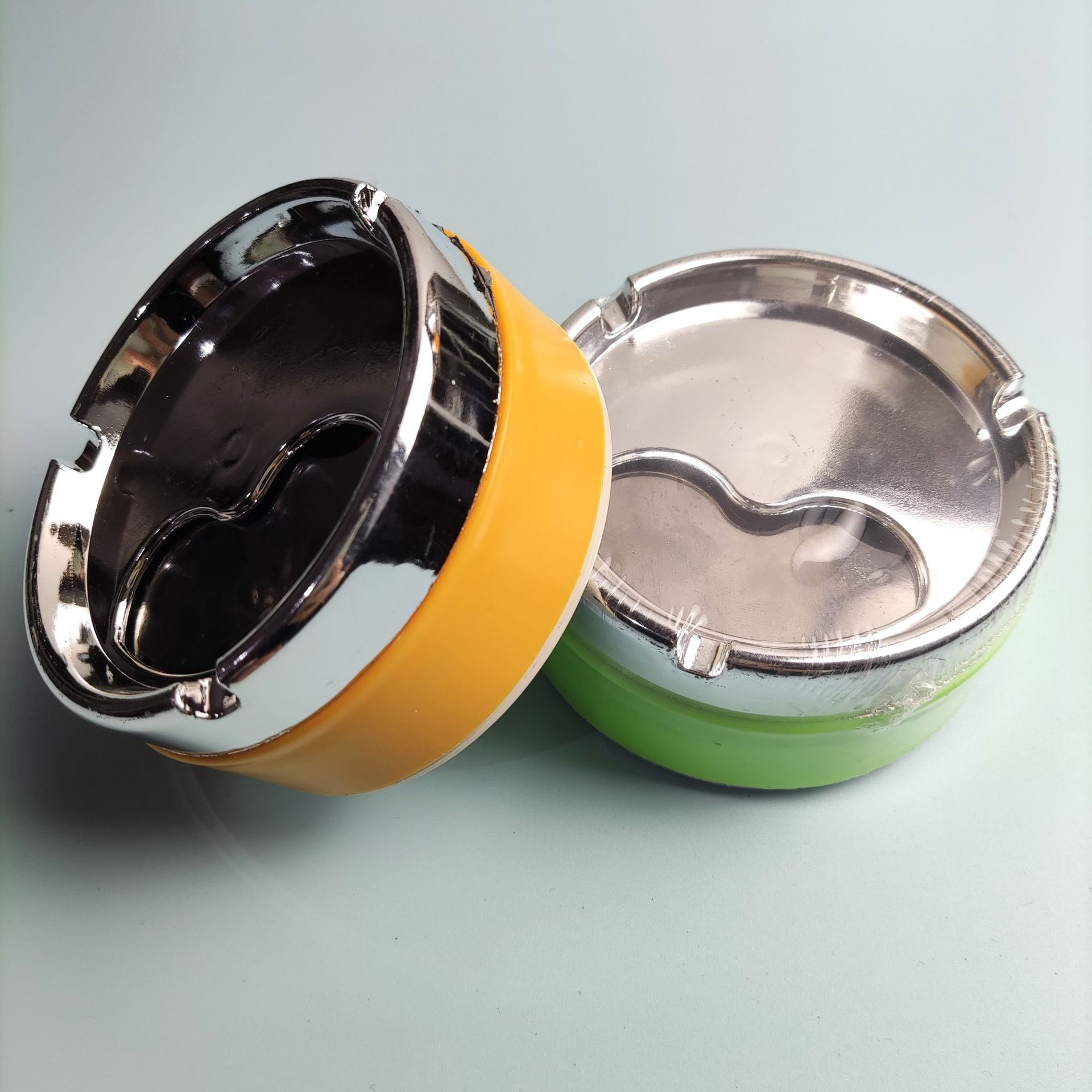 New Creative Ashtray with Lid Ashtray with Lid Living Room Household Car with Lid Small Indoor Drop-resistant