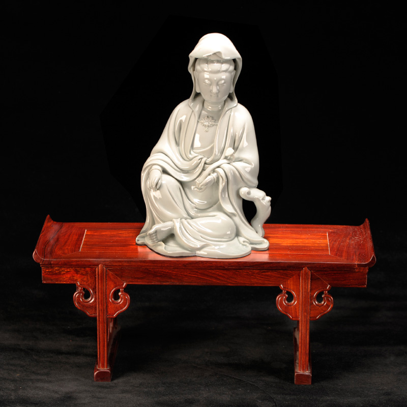 Redwood Miniature Furniture Cushion Drawer Piano Table Table Chicken Wings Wood Rectangular Carved Base Small God Table