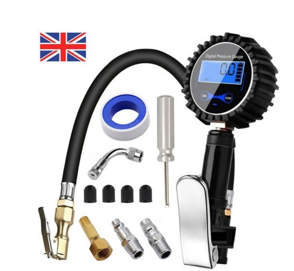 Цифровой манометр давления, пистолет для накачки