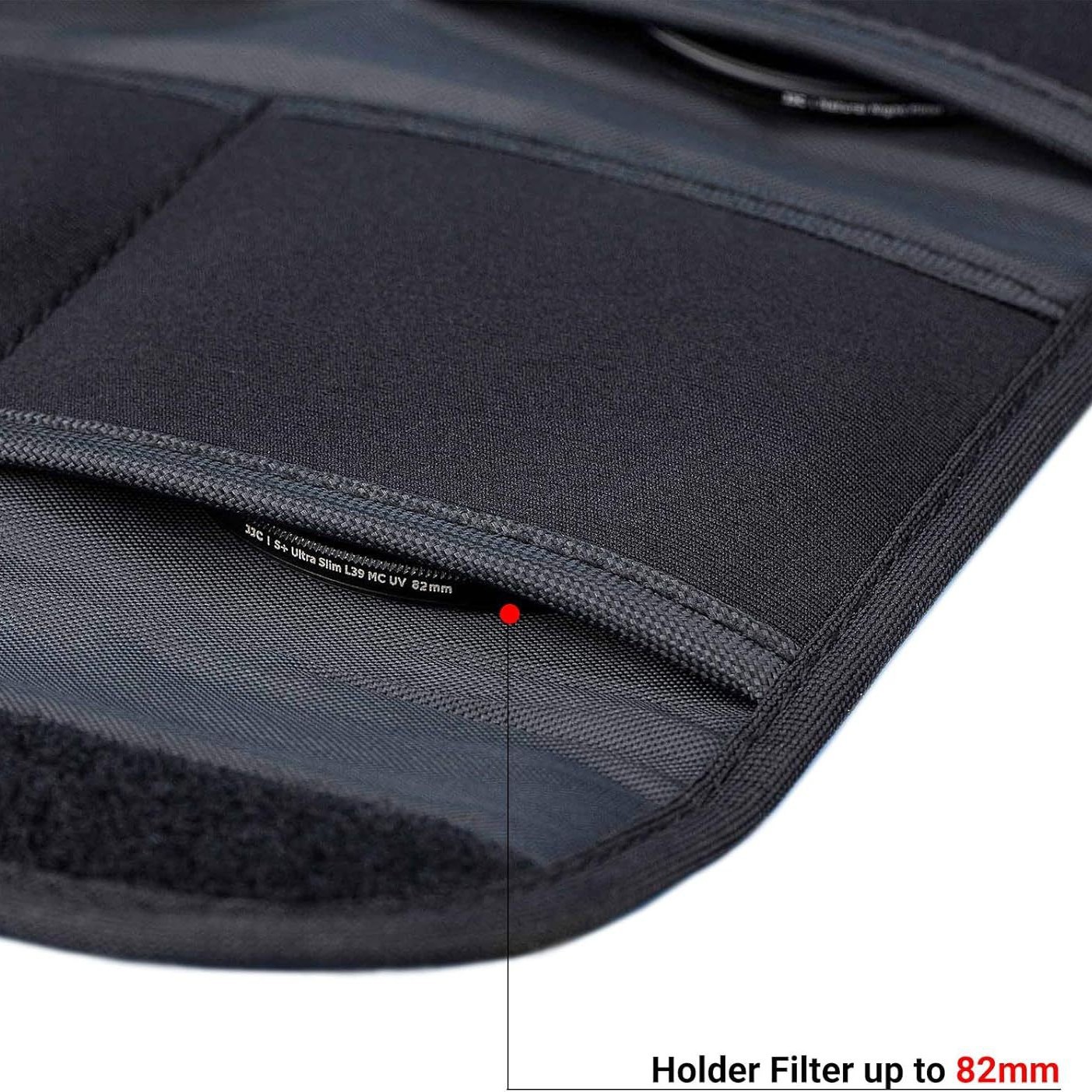 Jjc 4 Pockets Lens Filter Case for Photography Filter Holder Bag Aluminum Alloy Sturdy Portable Lightweight