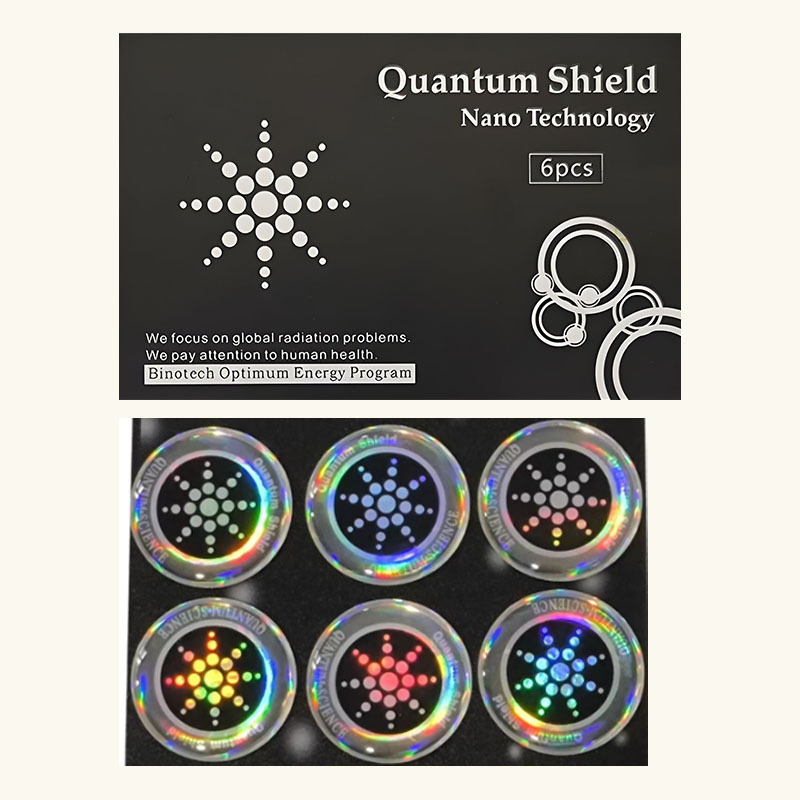 Develop six pieces of energy anti-radiation shield/mobile phone anti-radiation sticker/negative ion anti-radiation mobile phone sticker shield at will