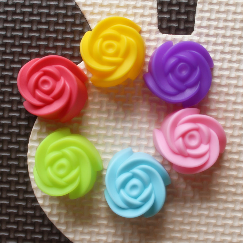 Фабричное прямое предложение разнообразных силиконовых форм 3 см для роз, орхидей, DIY, пудинга, желе