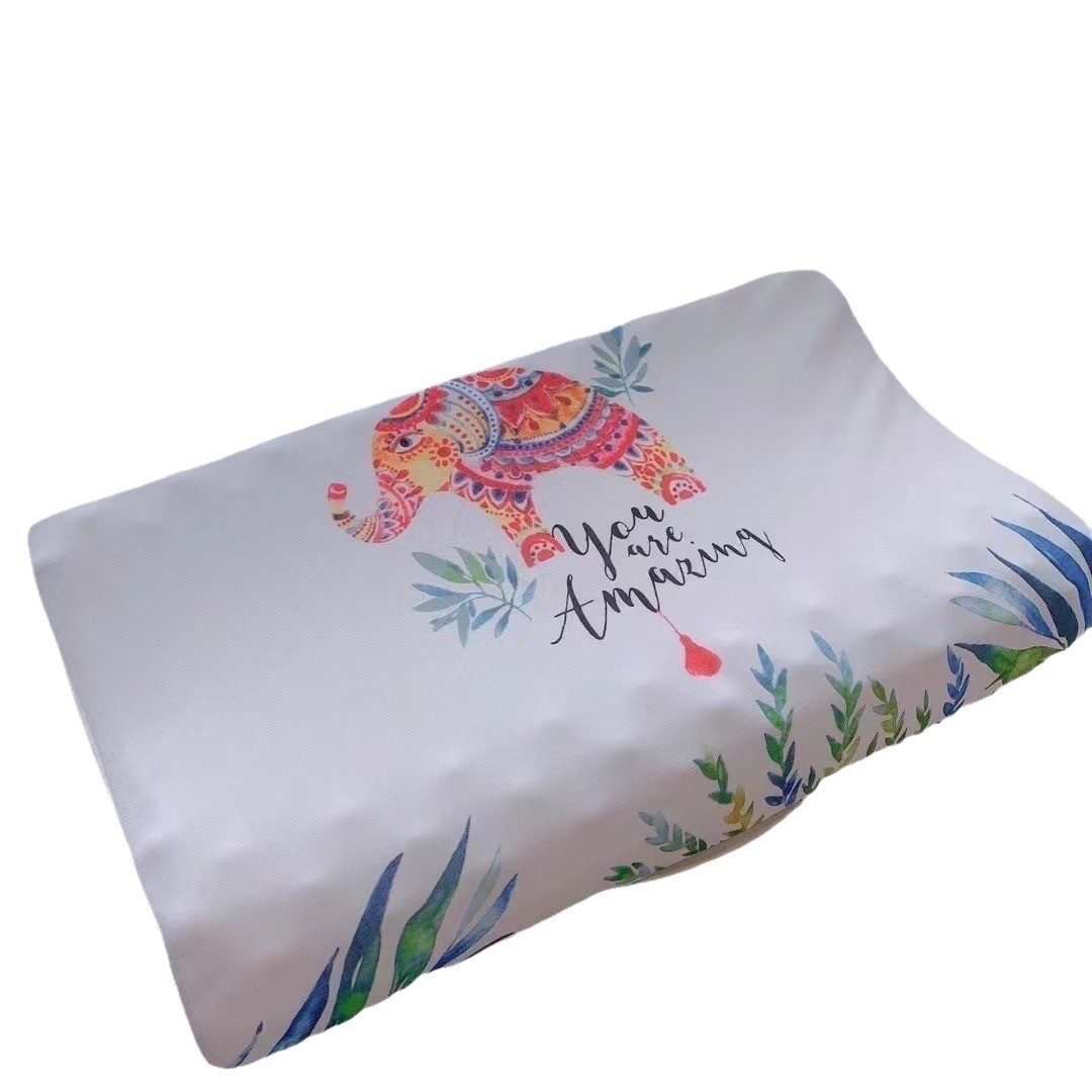 New Royal Thai Elephant Latex Pillow Wholesale Natural Neck Pillow Adult Pillow Children Gift Pillow for Hair