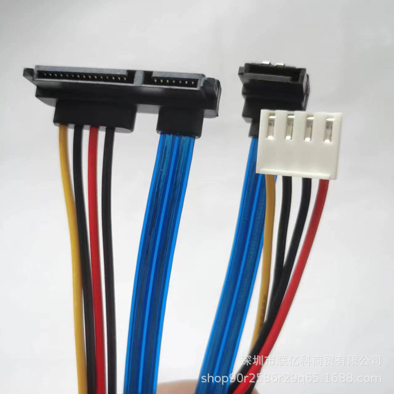 Customized Elbow Sata Hard Drive Cable Data Cable Power Cable Power Supply Cable to Xh2.54/Ph2.0/Small 4P
