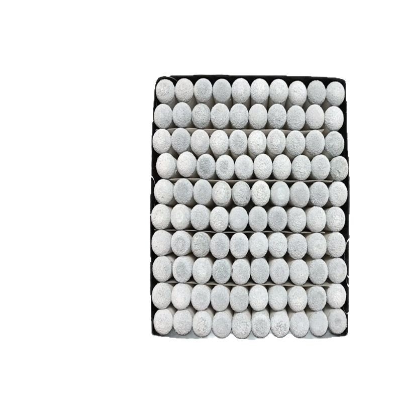 Factory Direct Supply Billiard Cue Billiard Gun Head Supplies Accessories 13mm Nylon Pipe Rod Tip Blue Leather Head