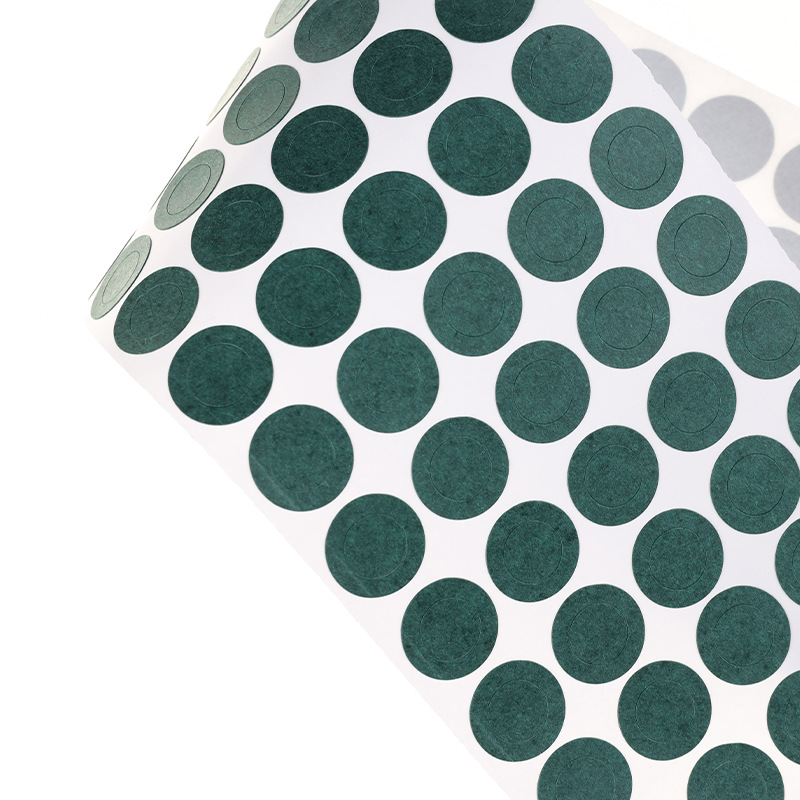 Green 18650 battery insulation gasket self-adhesive battery Green Paper positive insulation hollow sticker insulation patch green shell
