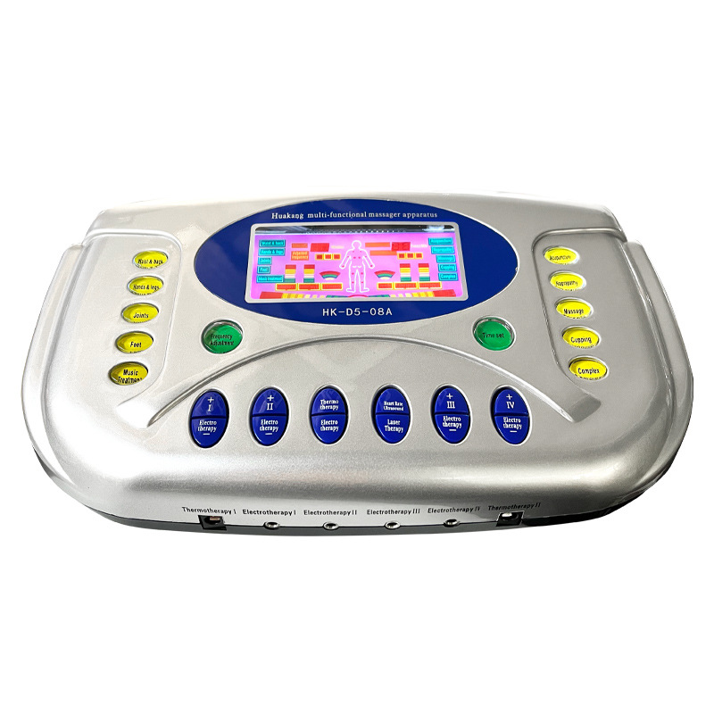 Cross-Border English Multi-Function Computer Low and Medium Frequency Electrotherapy Instrument Pulse Variable Frequency Hot Compress Laser Physiotherapy Instrument Massager