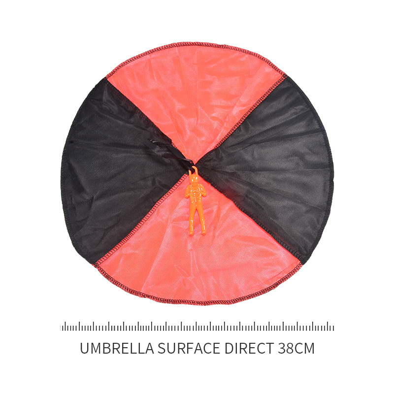 Cross-Border Popular Kidsren's Outdoor Parachute Toy Hand-Thrown Kindergarten Family Sports Wholesale Temu Hot Selling Manufacturer