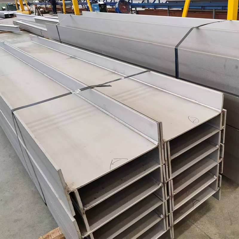 304 Stainless Steel I-Beam H-Shaped Steel 316L Welded Angle Steel Opening Processing 6m 12m Non-Standard Customization