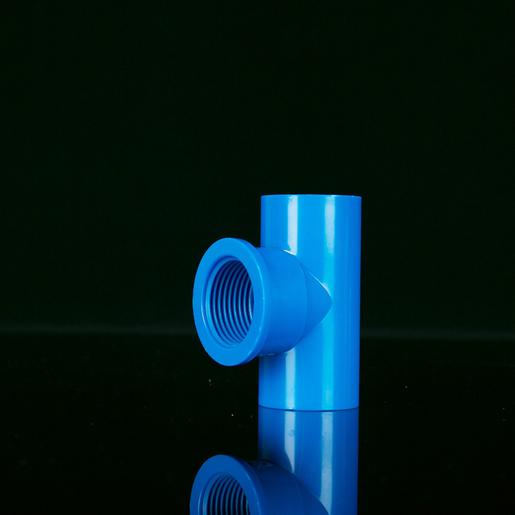 Factory supply PVC water supply pipe fittings inner screw tee inner wire threaded tee plastic inner tooth tee wholesale