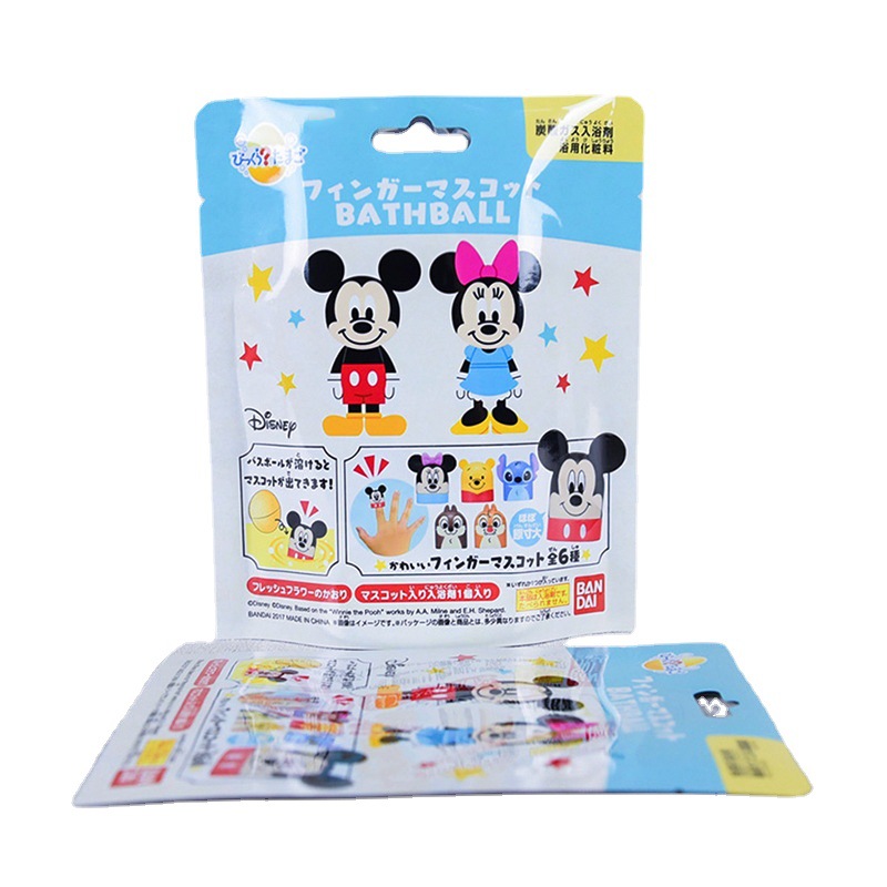Toy Packaging Bag Mickey Mouse Toy Packaging Bag Multiple Composite Self-standing Punch Toy Bag FAMA Certified Factory