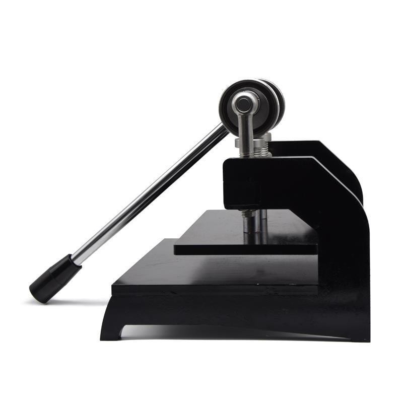Die-cutting machine small manual leather cloth paper sample blanking press feed pad self-adhesive cutting machine