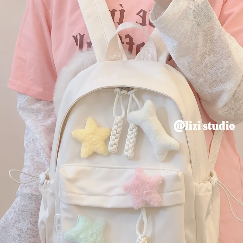 Schoolbag Girls Middle School High School Students College Students Simple Girl Heart Juvenile Treasure Backpack Women