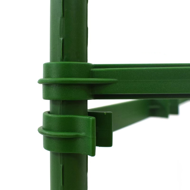 Connecting rod buckle climbing rod snap bag plastic steel pipe cucumber rack grape rack balcony support courtyard gardening garden
