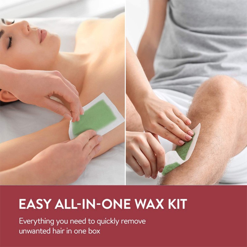 Hair Removal Wax Paper Can Be Used All over the Body to Remove Leg Hair, Armpit Hair and Hand Hair, Double-Sided Hair Removal Paper for Men and Women, Foreign Trade Cross-Border Hair Removal Wax Paper