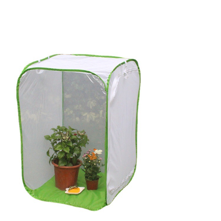 Manufacturer's Self-Sold Butterfly Cage Insect-Proof Net Butterfly Pet Cage Seedling Translucent Cultivation Box Foldableable Insect Cage