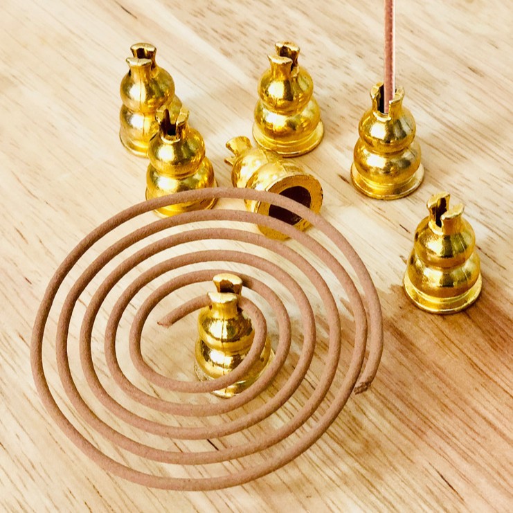 Household Indoor Lotus Sweet Lotus Incense Insertion Base Sandalwood Incense Stove Aquilarine Incense Disc Incense Drag Point Incense Seat Lotus