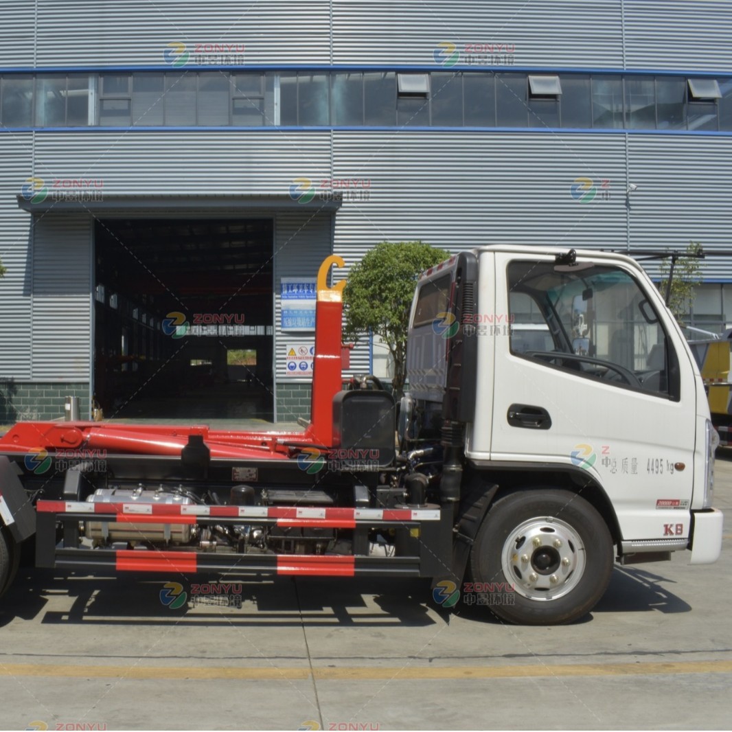 Kaima Cabin Removable Garbage Truck Hook Arm Garbage Collection and Transfer Truck Small Garbage Transfer Truck