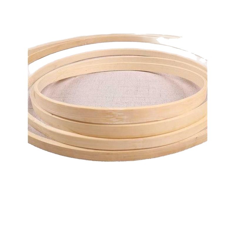 Youjian Bamboo Hoop Round Embroidered Inner Circle Bamboo Stretch Crafts Wedding Set Decoration Material Bamboo Embroidery Stretch Silk