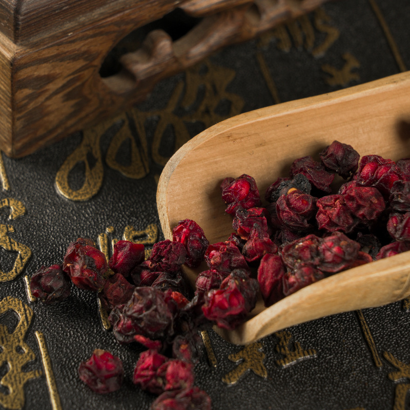 Manufacturer Wholesale Sulfur-Free Smoked Large Capsules of Schisandra Chinensis in Bulk 500g New Stock Chinese Medicinal Materials Origin Supply Supports Dropshipping