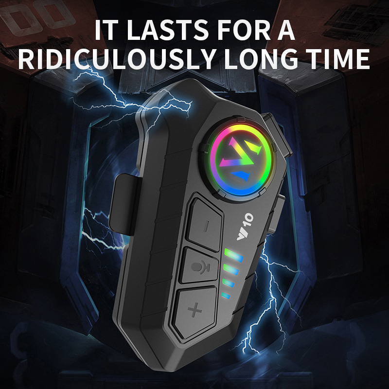 Y10 Cross-border Explosions Helmet Bluetooth Headset Waterproof Noise Reduction Motorcycle Headset Helmet Headset Manufacturer