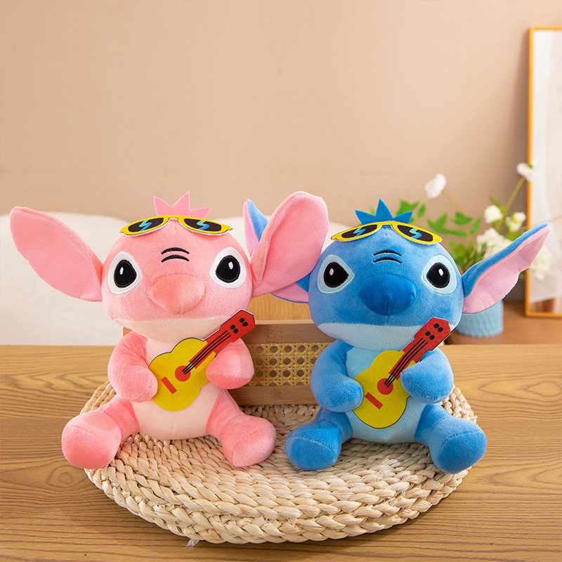 Factory wholesale new eight-inch headset stills doll grab machine doll plush toy wedding throw doll