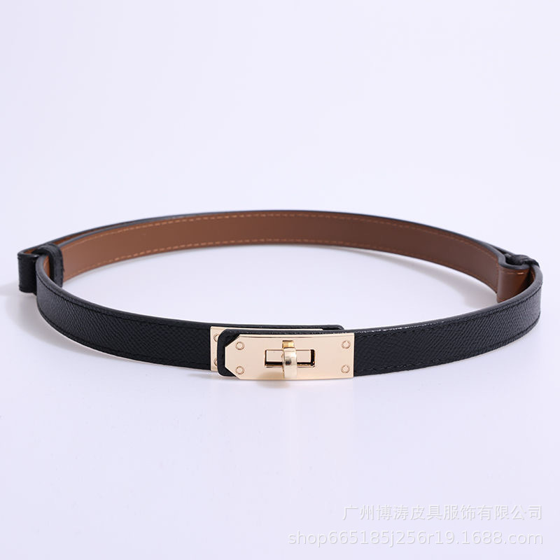 Cross Pattern High-End Retro Elastic Belt Women's Decorative Skirt Belt Women's Dress Versatile Leather