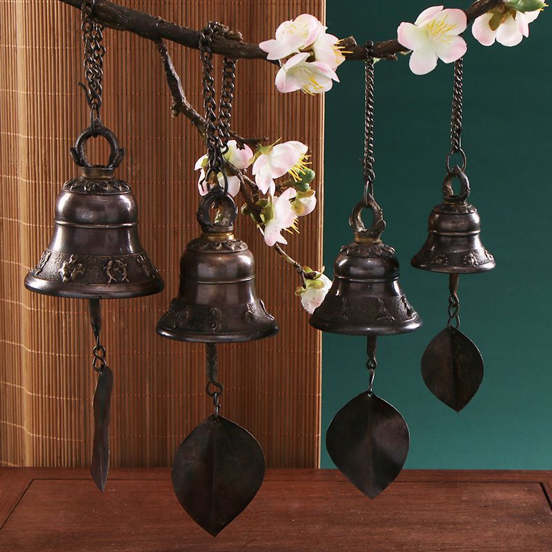 Nepal Handicrafts Wholesale Old Wind Bell Hanging Ornaments Door Ornaments Small Bell Copper Bell Pendant Old Wind Bell Copper Bell