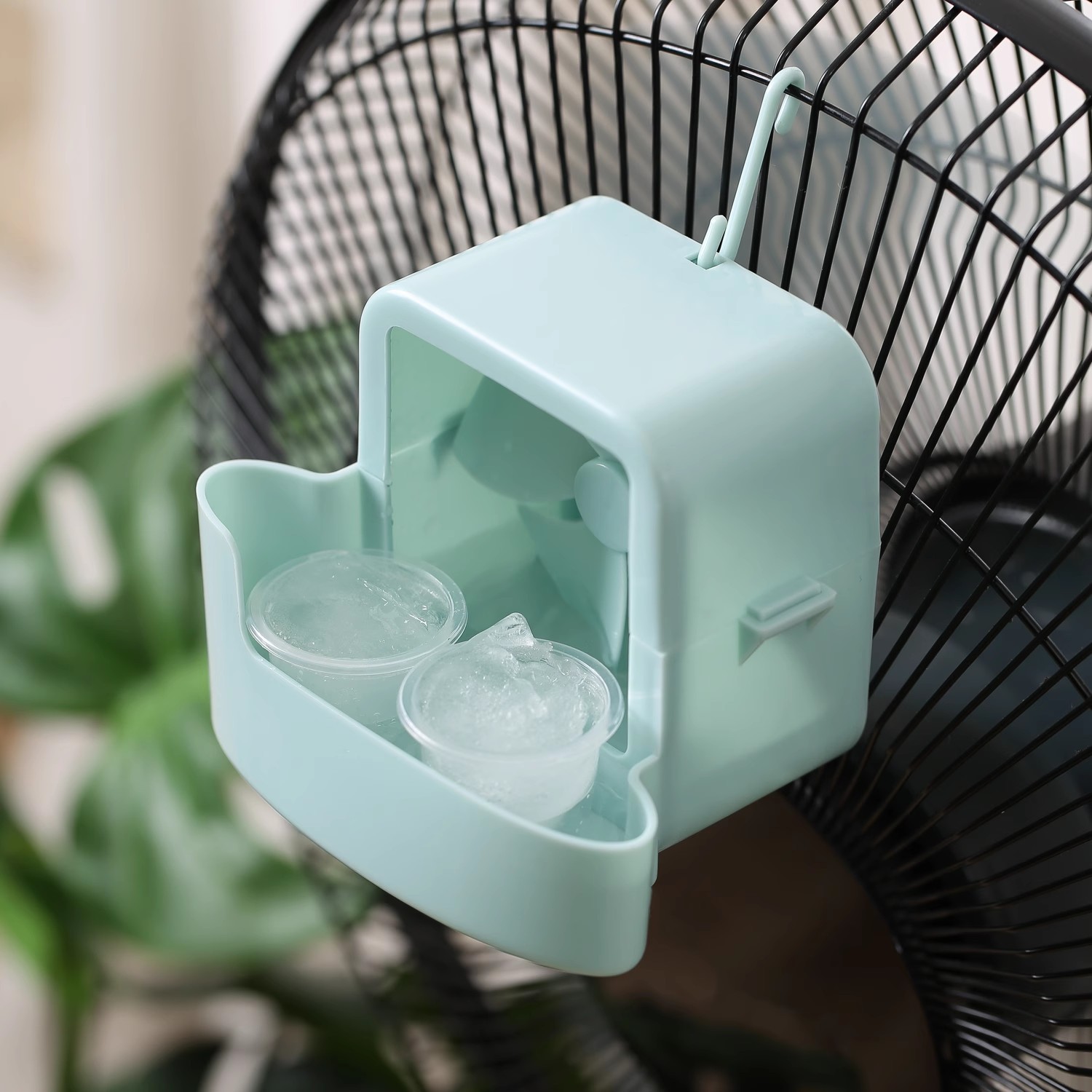 Cross-border Electric Fan Cooling Refrigeration Household Floor Fan Desktop Fan Summer Ice Block Shake Head Fan Fast Cooling